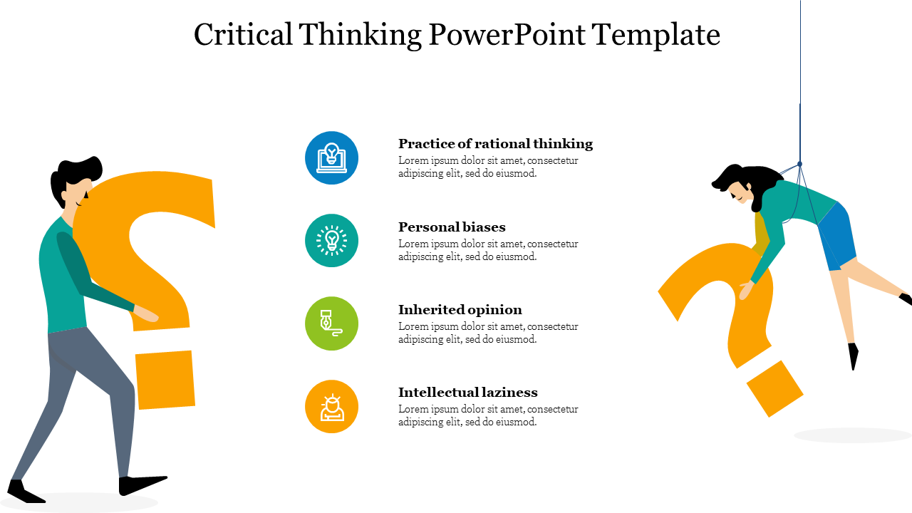 critical thinking activities ppt